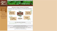 Desktop Screenshot of meyernursery.com